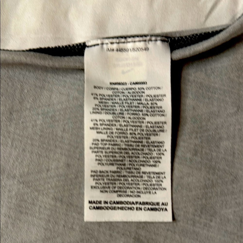 Nike Dri-Fit Women’s Athletic Tank Top Sports Bra - Picture 9 of 9